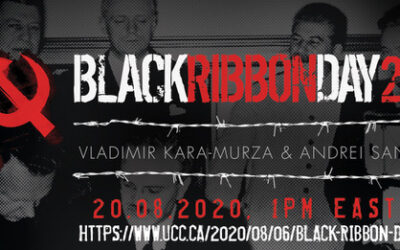 Uroczystość złożenie wieńca z okazji Black Ribbon Day 2020 przed National War Memorial, Confederation Square – 23.08.2020, 3:00 pm