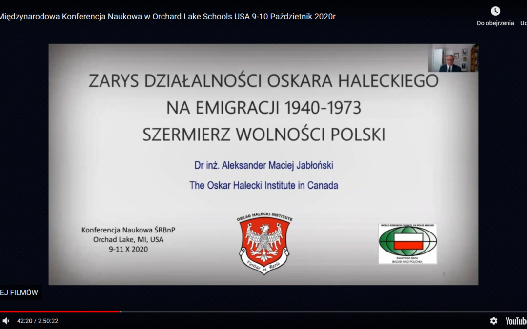 Konferencja w Orchard Lake Schools LINKI You Tube do wszystkich pięciu części Konferencji