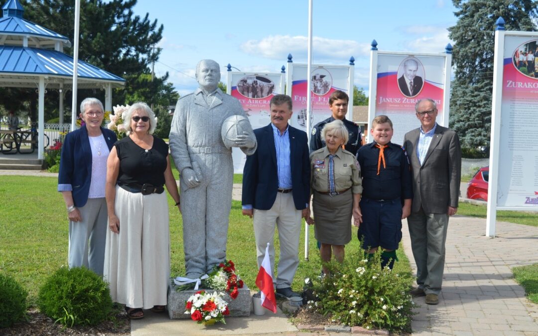 Uroczystości z okazji 77. rocznicy Bitwy pod Falaise i 101. rocznicy Bitwy Warszawskiej 14-15 sierpnia 2021 na Kaszubach Ontaryjskich