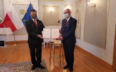 Odznaczenie ,,Bene Merito” dla Prezesa Oskar Halecki Institute in Canada