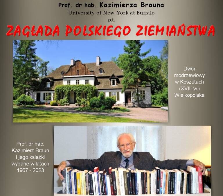 Zaproszenie na I Wykład Jubileuszowy OHI 24 stycznia 2025 (piątek) o godz. 19:30 na platformie ZOOM