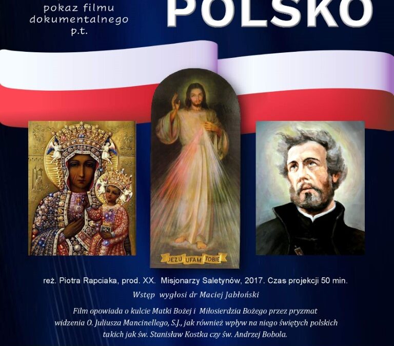 Zaproszenie na pokaz polskiego filmu p.t. ..Wielkie rzeczy zamierzam dla Ciebie Polsko” – sobota, 4 X 2025, godz. 18:00, u św. Jacka