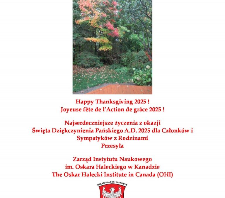 Święto Dziękczynienia – Thanksgiving A.D. 2025